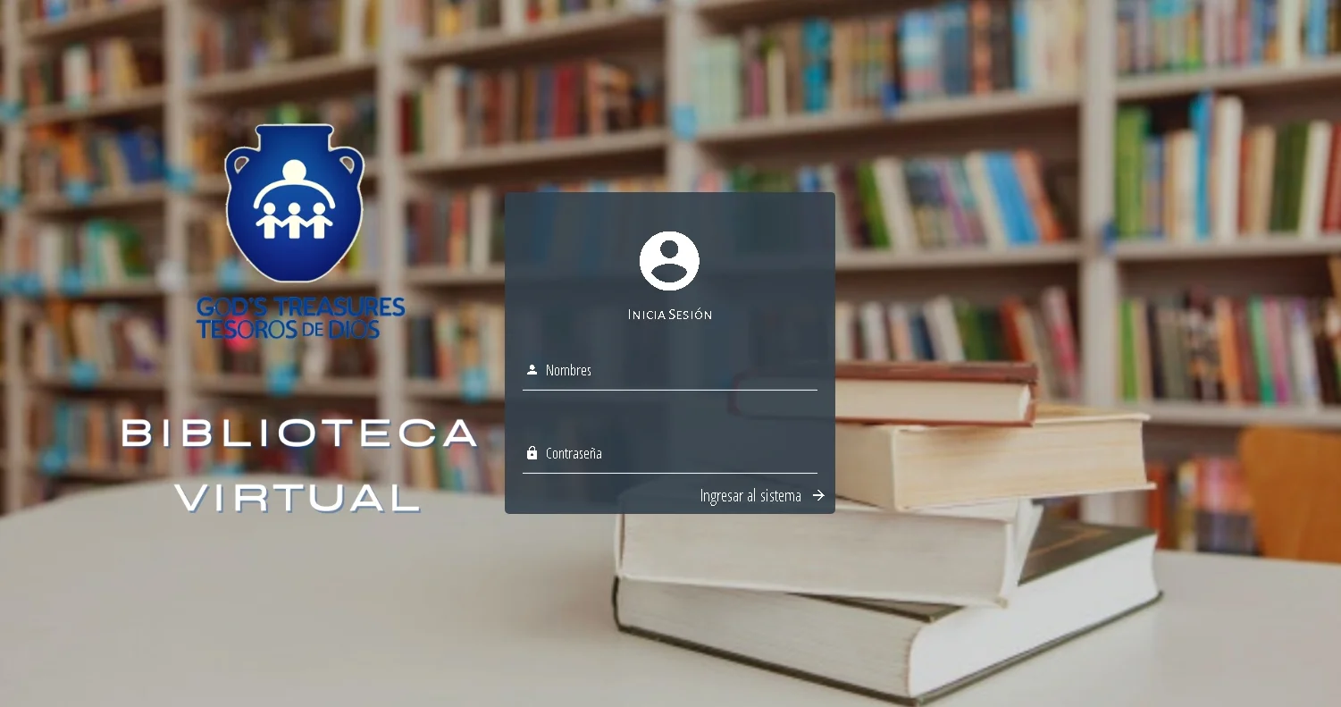 Tesoros de Dios - Library system