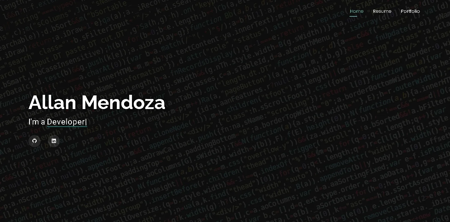 Personal Portfolio Website